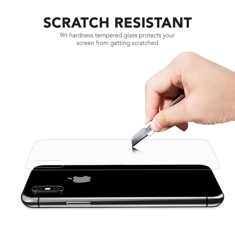 TEMPERED GLASS DEPAN BELAKANG POLOS READY STOCK DARI IPHONE 7/8, IP 7+/8+ , IP X , IP XSMAX, IP XR