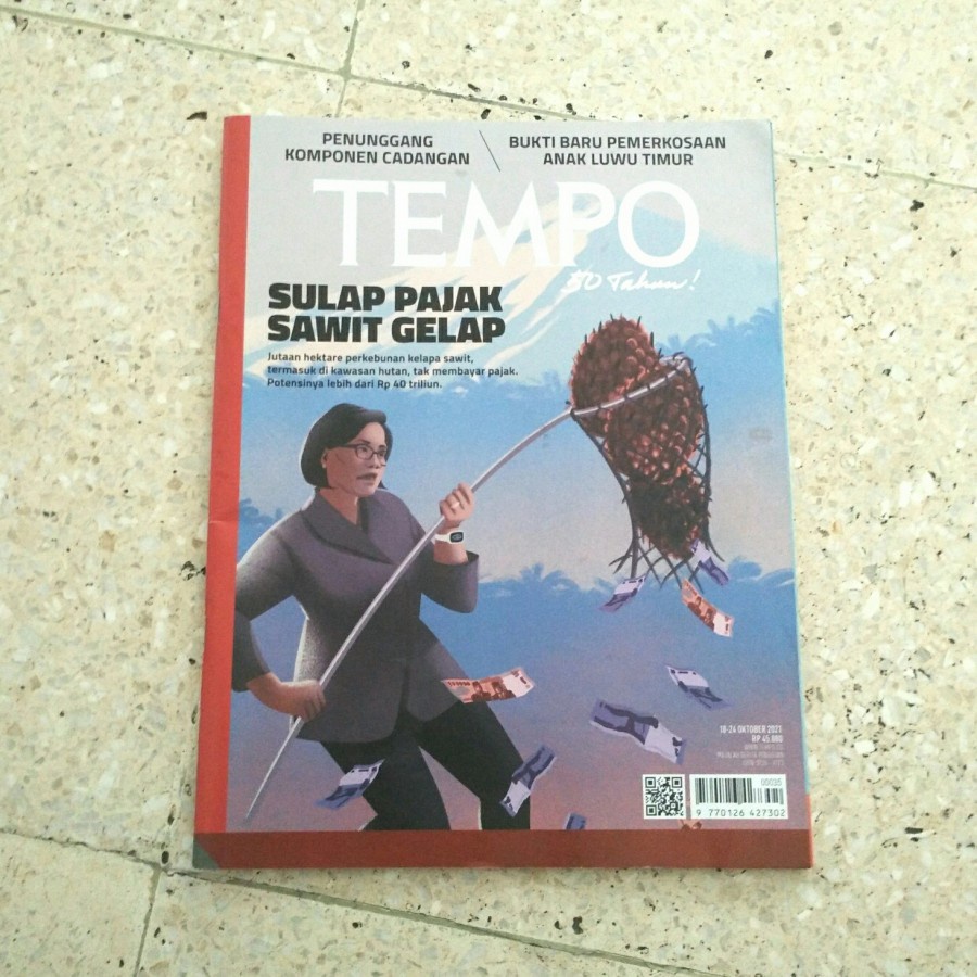 MAJALAH TEMPO 50 TAHUN EDISI 18 24 OKTOBER 2021