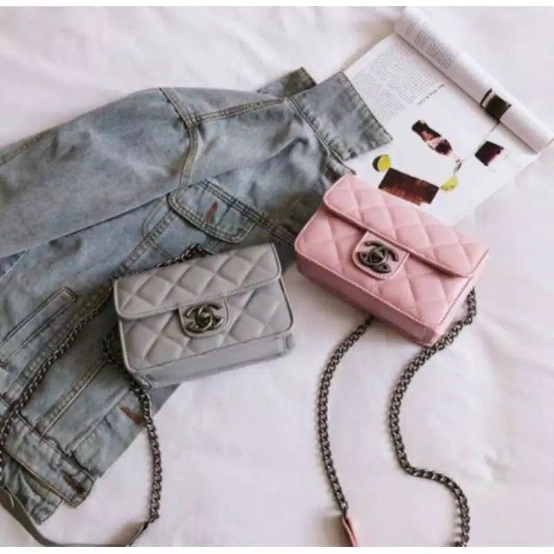 tas mini rante chanel