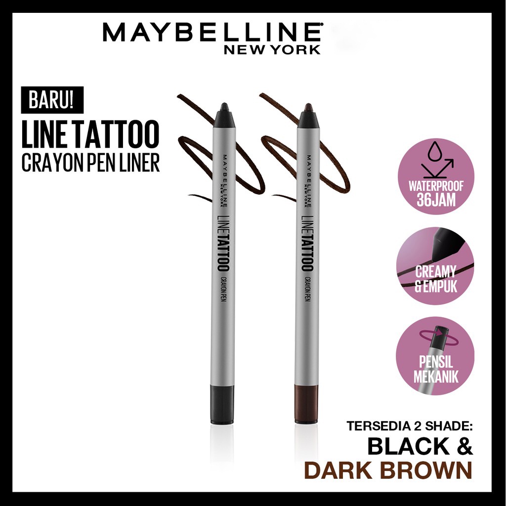 MAYBELLINE Line Tattoo Crayon Pen Liner