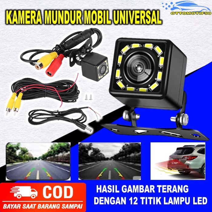 Kamera Camera Car Parkir Parking Atret Mundur Dengan Lampu Led Aksesoris Asesoris Interior Eksterior