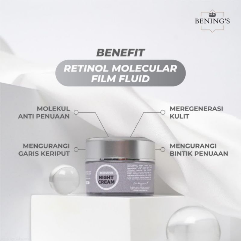 NIGHT CREAM BENING'S SKINCARE DR OKY PRATAMA