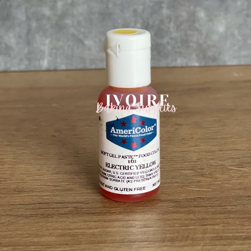 

Americolor Softgel Paste Electric Yellow / Pewarna Americolor