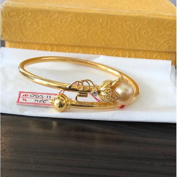 Gelang pipa kendari kenari kendary emas mutiara air laut asli lombok