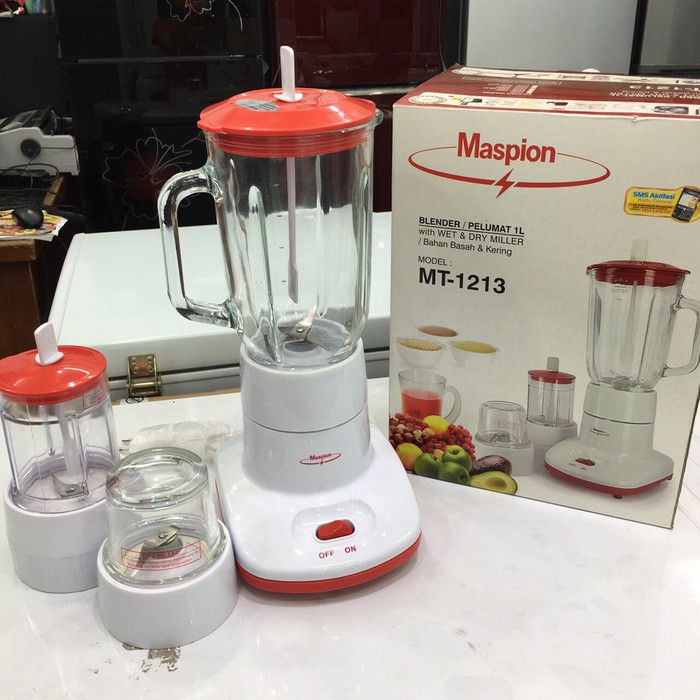 Blender Plastik Maspion 1 Liter  MT1213  Nomor 1