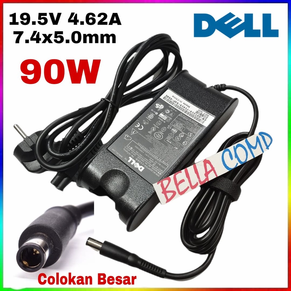 Adaptor Charger Laptop Dell Latitude E6230 E6330 E6430 E7240 E7440 3330 3340 D620 D630 D800 D810 D820 D830 X300 19.5V 4.62A 90W