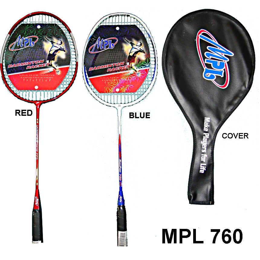 RAKET BADMINTON MPL 760 TALI TERPASANG