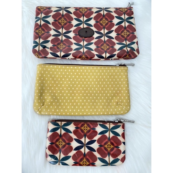 FOSSIL KEYPER POUCH SET ISI 3 pcs