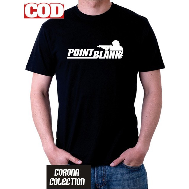 Kaos Distro T-Shirt Point Blank