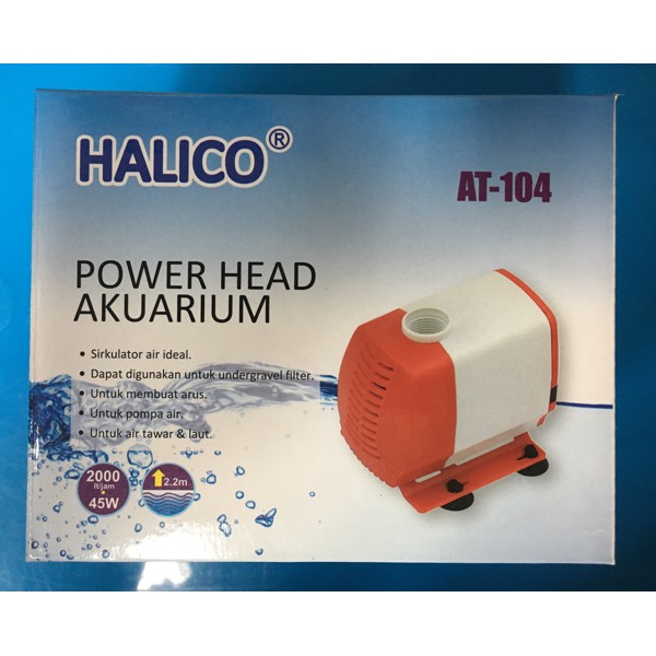 DISKON BESAR0967 - Pompa Air Halico AT 104 for Aquarium &amp; Kolam