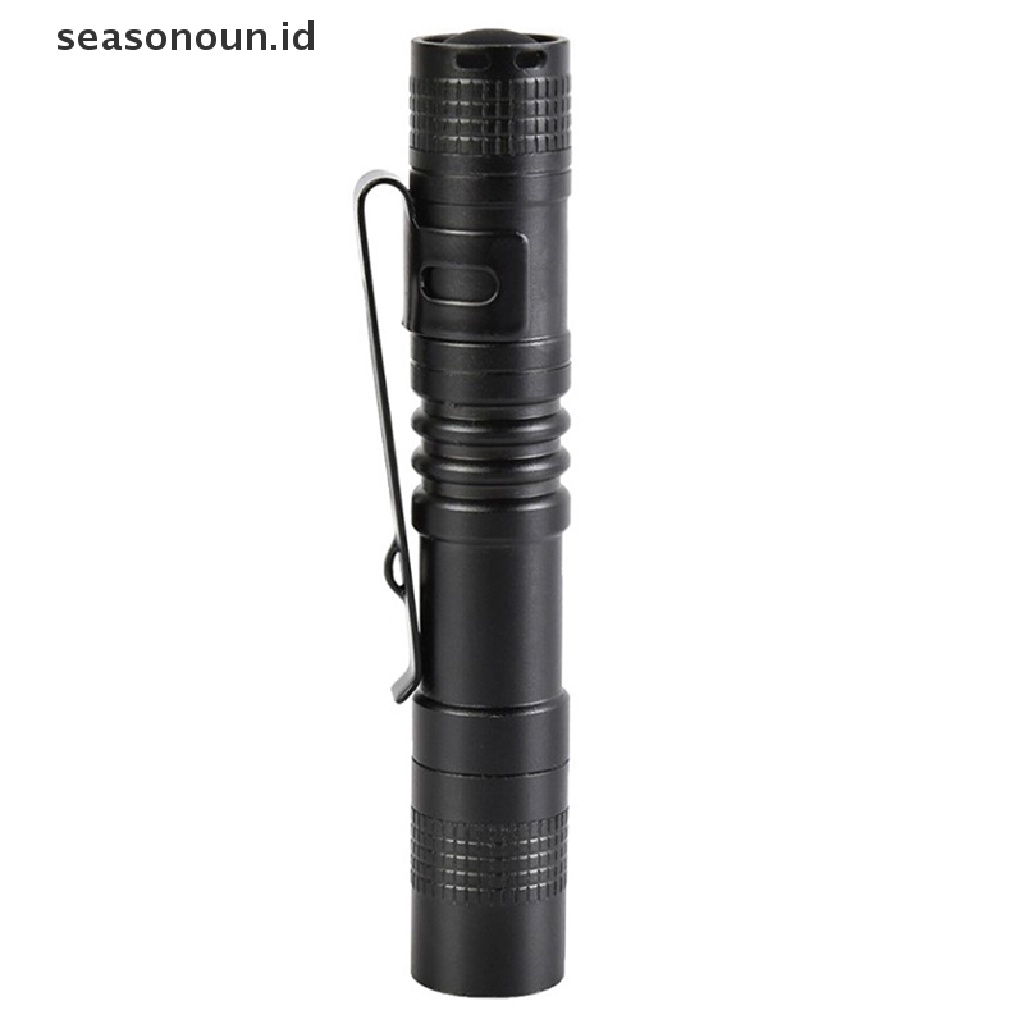 (seasonoun) Xpe-r3 Lampu Senter LED Mini Bentuk Pulpen Untuk Camping Outdoor