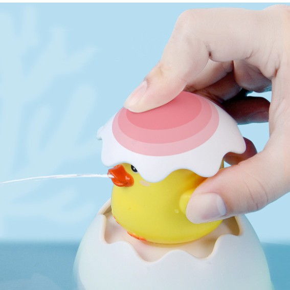 Mainan Mandi Bayi Dan Anak/Mainan Mandi Semprot Telur Ayam pinguin Dino Egg penguin Water Spray