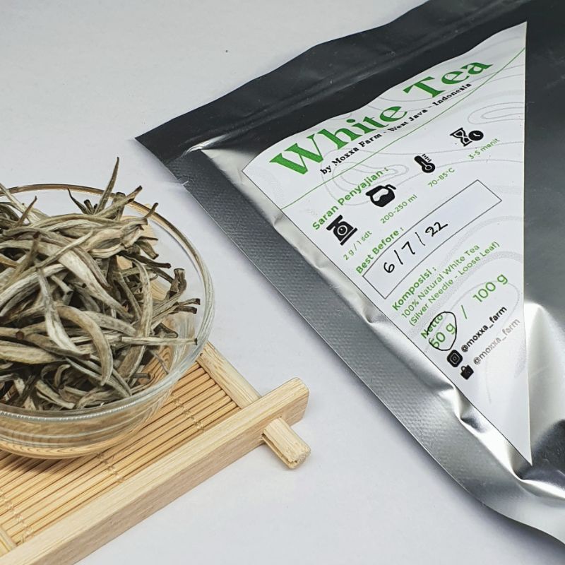 

WHITE TEA PREMIUM / TEH DIET (50gr) Silver Needle Teh Putih