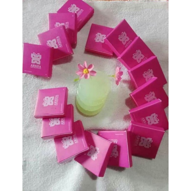 sabun putih wajah muka tubuh nyrtea arnifa aman ecer