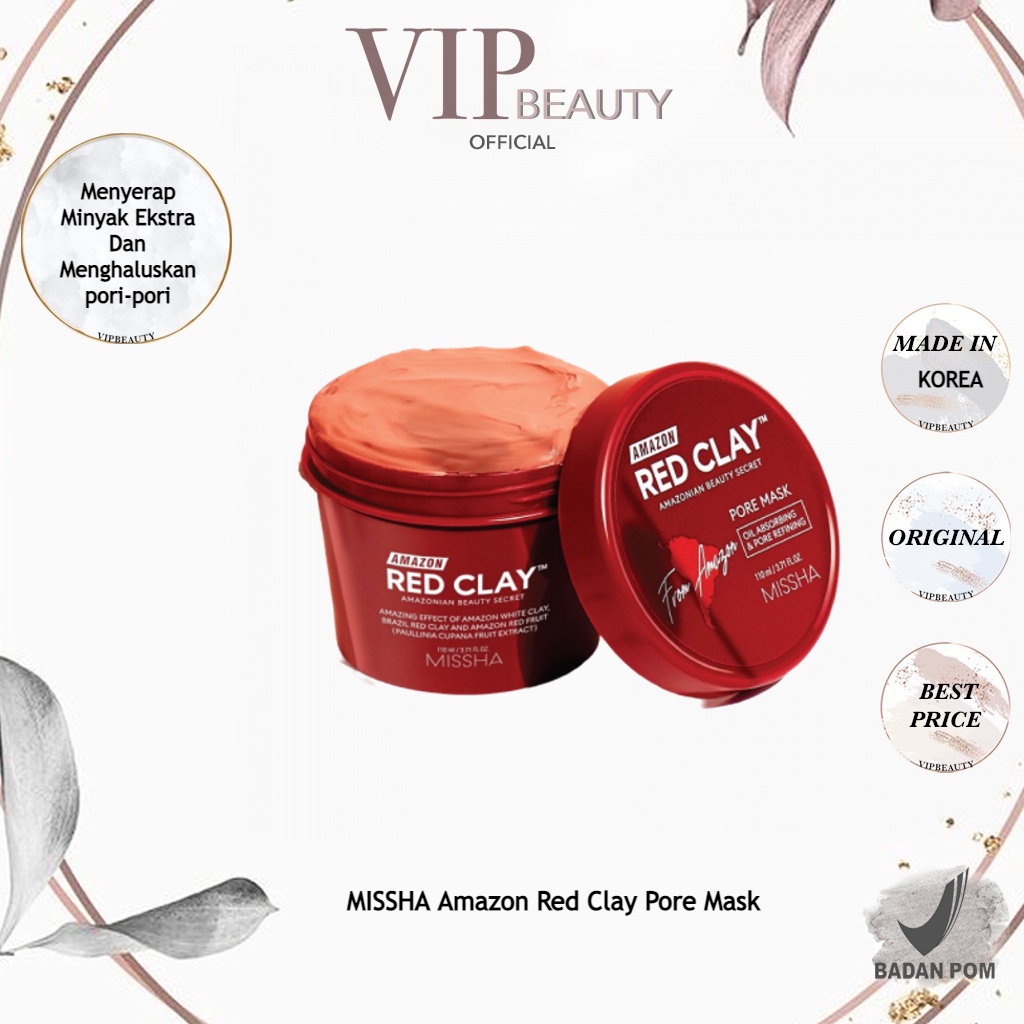 MISSHA Amazon Red Clay Pore Mask 110ml