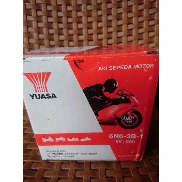 Aki Yuasa 6volt 6N6-3B -1