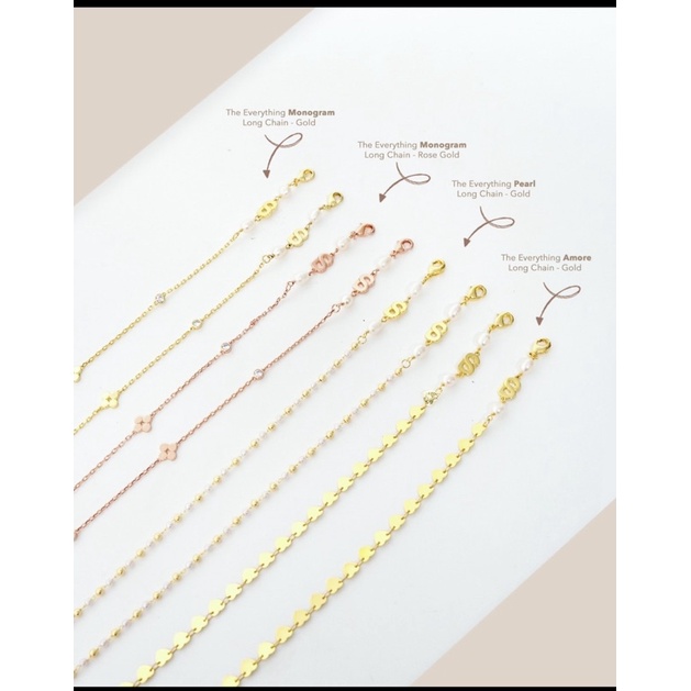 THE EVERYTHING MONOGRAM LONG CHAIN BROS CINCIN ANNA RING BY BUTTONSCARVES