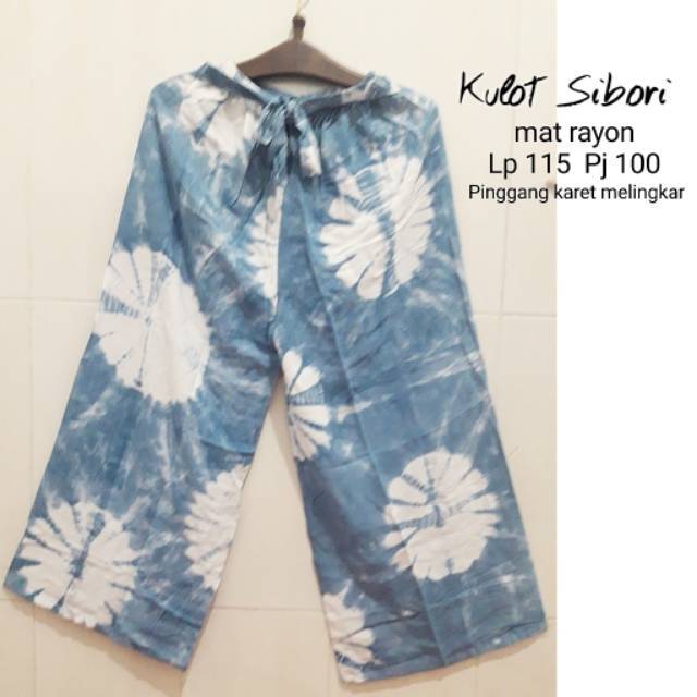 Kulot sibori mat rayon adem batik modern