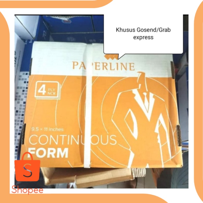 

Kertas Continuous Form 4 PLY FULL 9.5 x 11 500 sets 2000 sheets