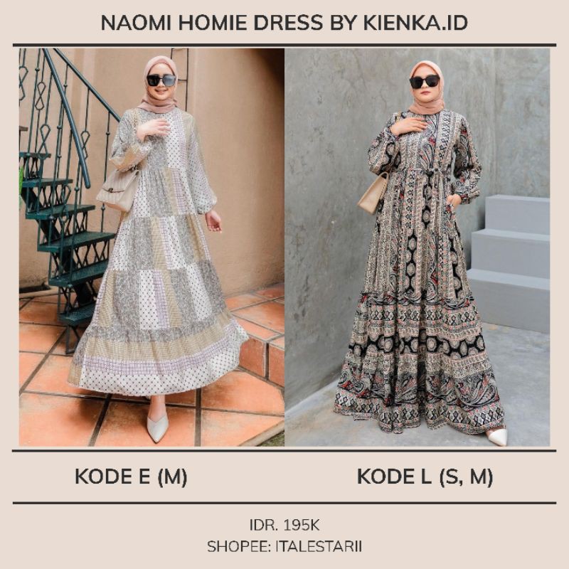 NAOMI HOMIE DRESS By Kienka.id