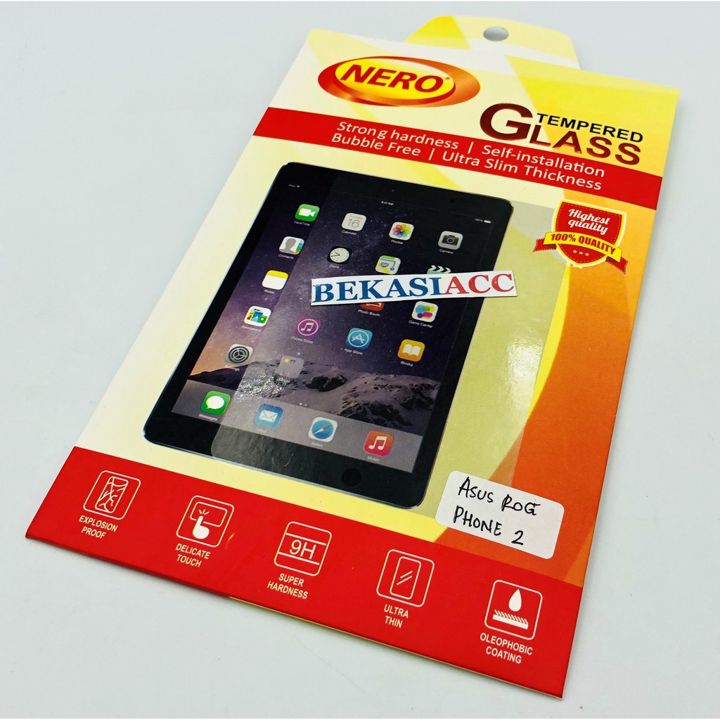 TEMPERED GLASS ASUS ROG PHONE 2 -  ANTI GORES KACA ASUS ROG PHONE 2