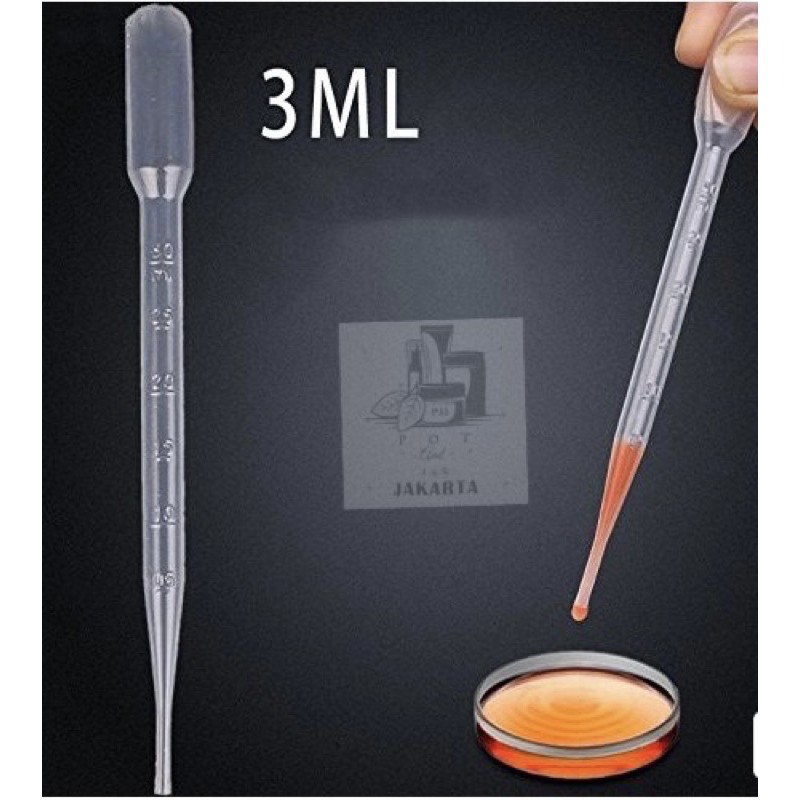 Pipet Plastik Ukuran 3mL (15cm)