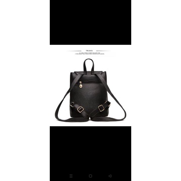 tas ransel wanita hitam kulit berkualitas