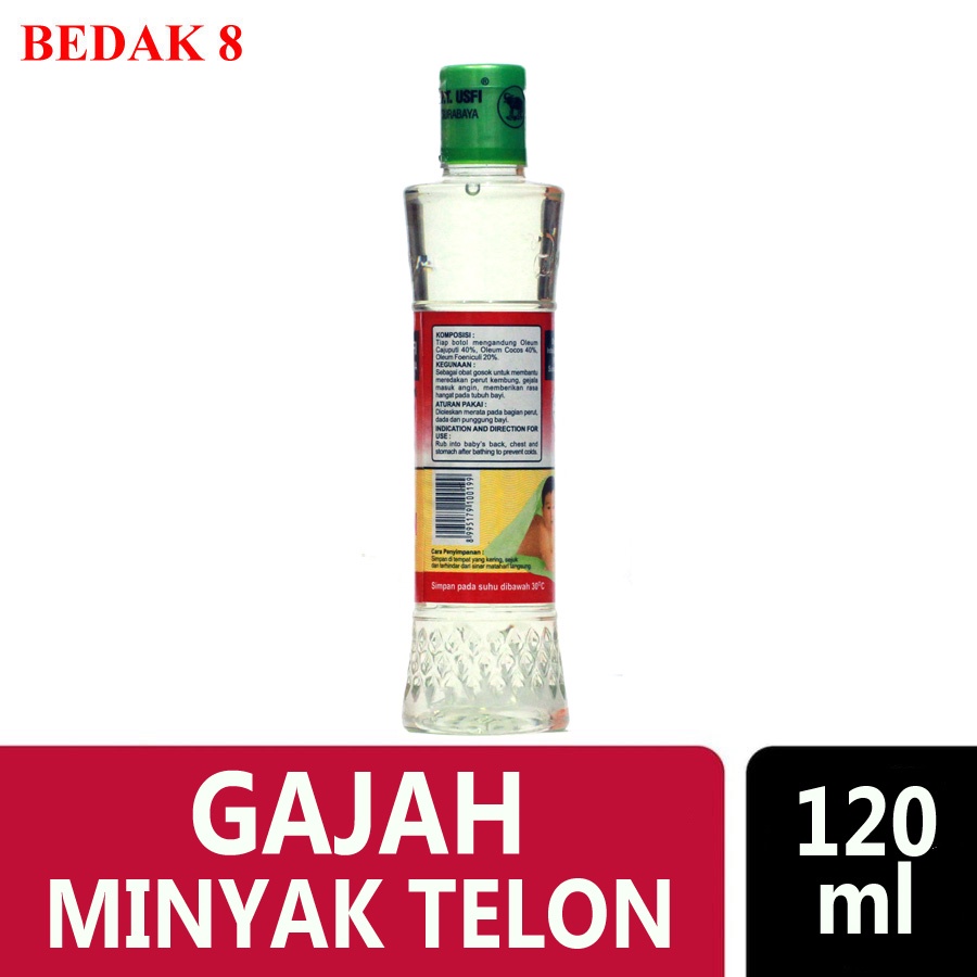 Minyak Telon Cap Gajah 120 ml