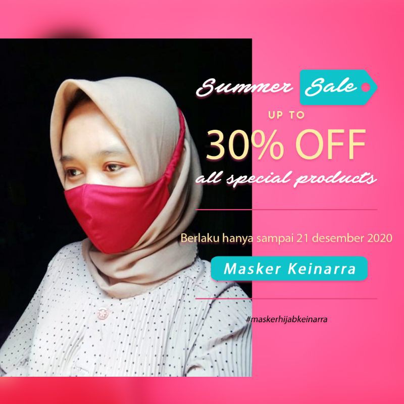 Masker scuba hijab-masker scuba-konektor masker-masker medis hijab-masker hijab motif-masker hijab