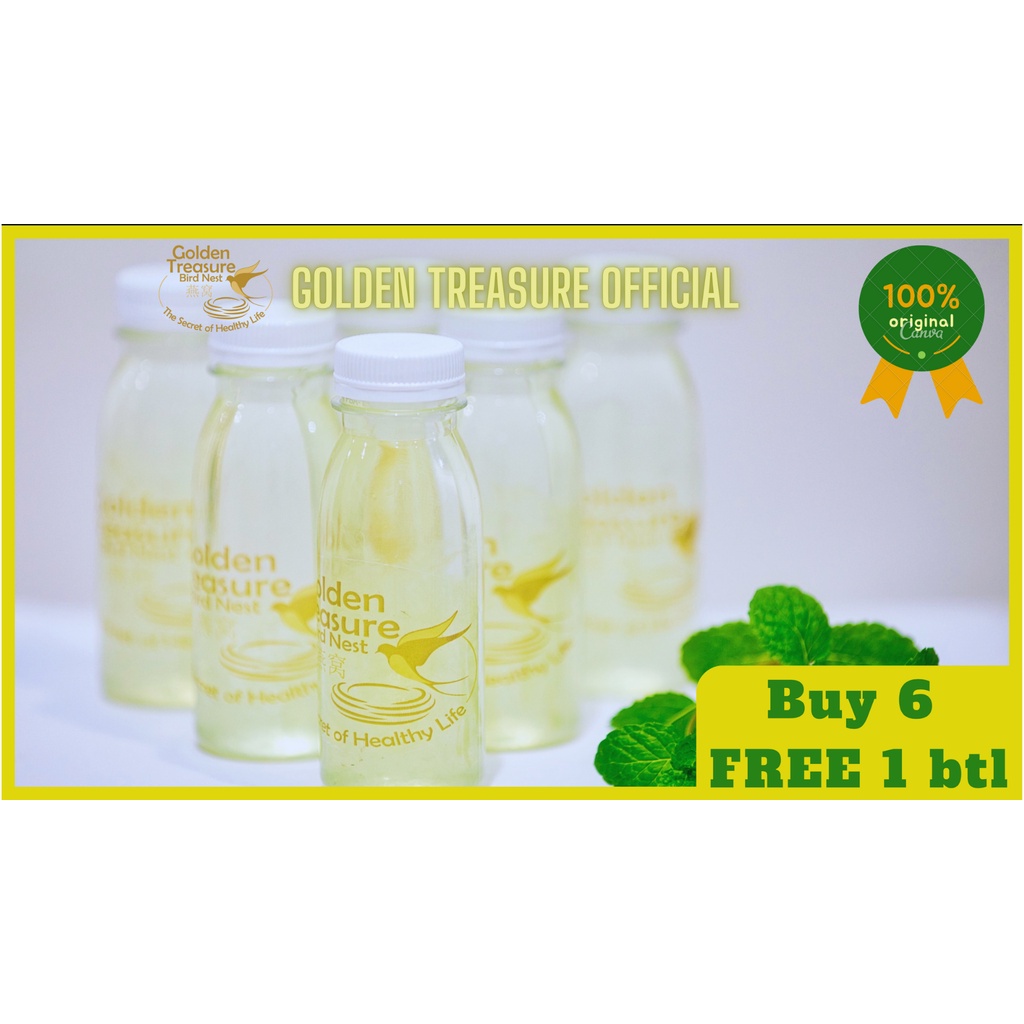 

Minuman Sarang Burung Walet 100ml| Asli & Termurah by Golden Treasure | Beli 6 botol BONUS 1 botol