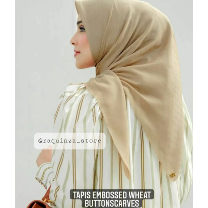 Tapis embossed buttonscarves buttonscraves