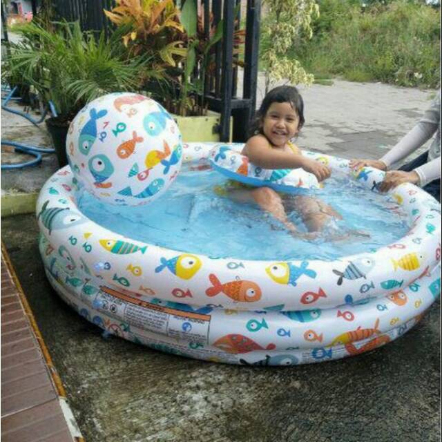 Kolam Renang Anak Kolam Renang Bayi Intex Kolam Renang Free Balon Shopee Indonesia