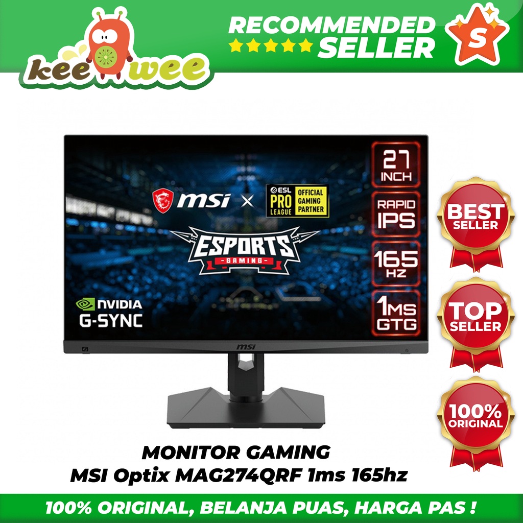 Jual Monitor Gaming Msi Optix Mag Qrf Ms Hz Shopee Indonesia