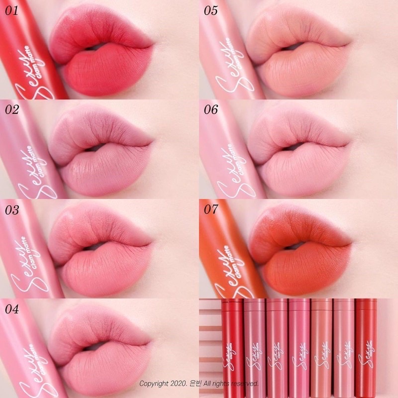 MS GLOW SEXY GLAME MATTE / LIPCREAM MS GLOW EXP 24-25