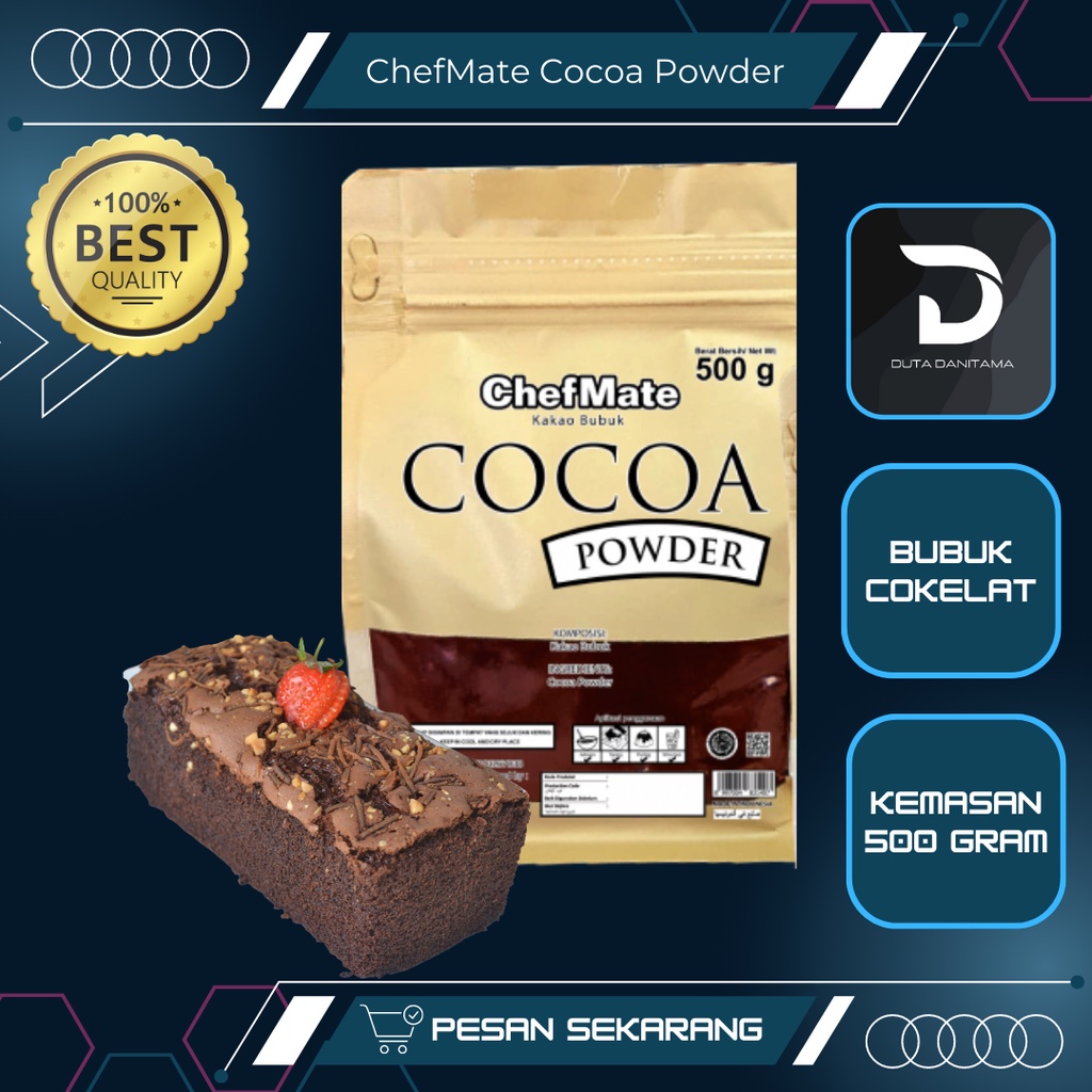 

Chefmate Cocoa Powder 500 gr / bubuk cokelat