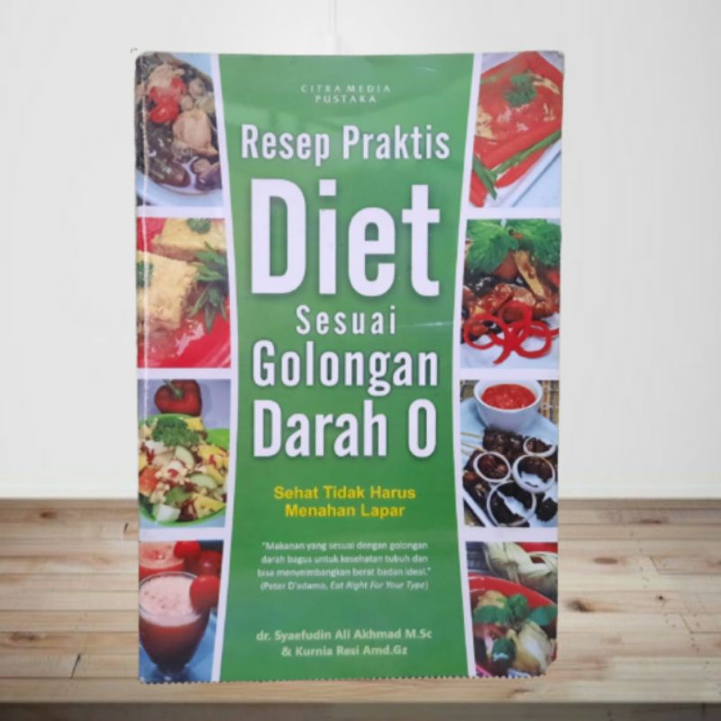 Jual BUKU RESEP DIET SESAUAI GOLONGAN DARAH O | Shopee Indonesia