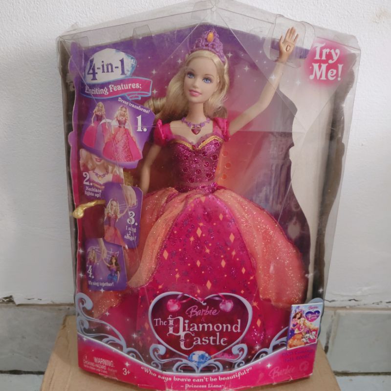 Barbie the Diamond Castle Princess Liana Vintage Original Mattel - Mainan Anak