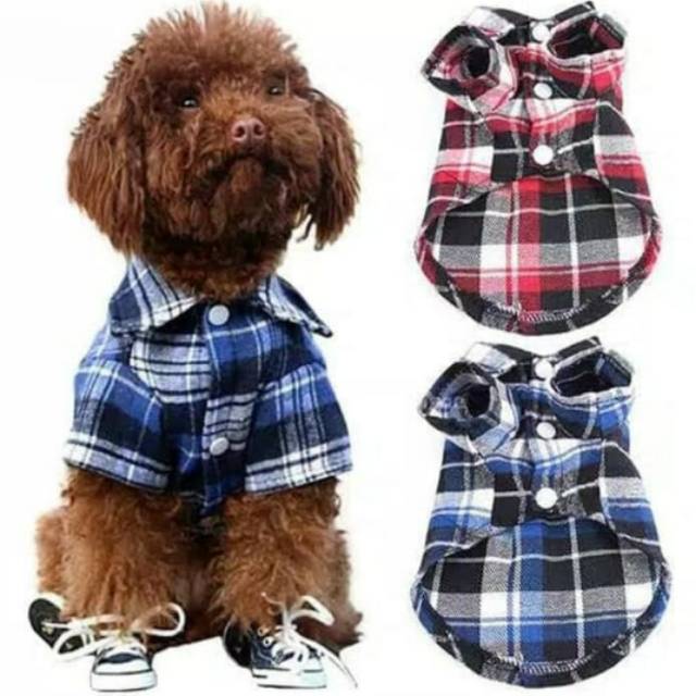 Pet Clothes &quot;KEMEJA CLASSIC&quot; Baju Kucing Anjing