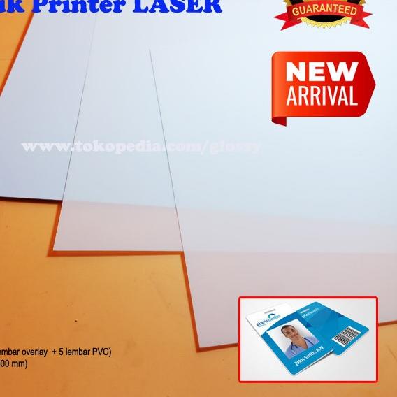 

❄ PVC BAHAN ID CARD UNTUK PRINTER LASER ISI 5 SET ➯
