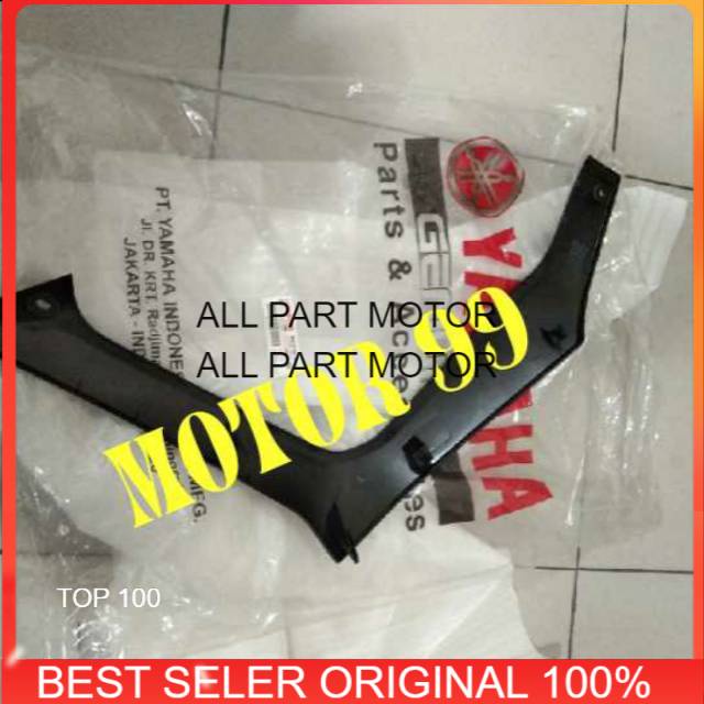 Mole side cover dek bawah kanan xride X ride 125 hitam ori