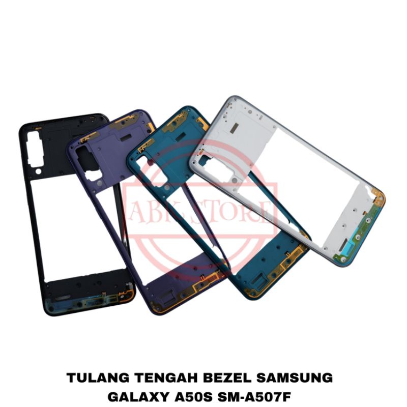 TULANG TENGAH BEZEL - RANGKA TUTUP MESIN SAMSUNG GALAXY A50S BAZEL