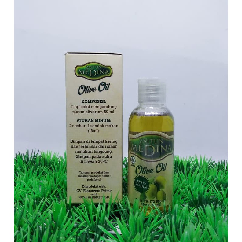 Minyak Zaitun Medina Extra Virgin Olive Oil 60 Ml Pom Bpom Original Shopee Indonesia