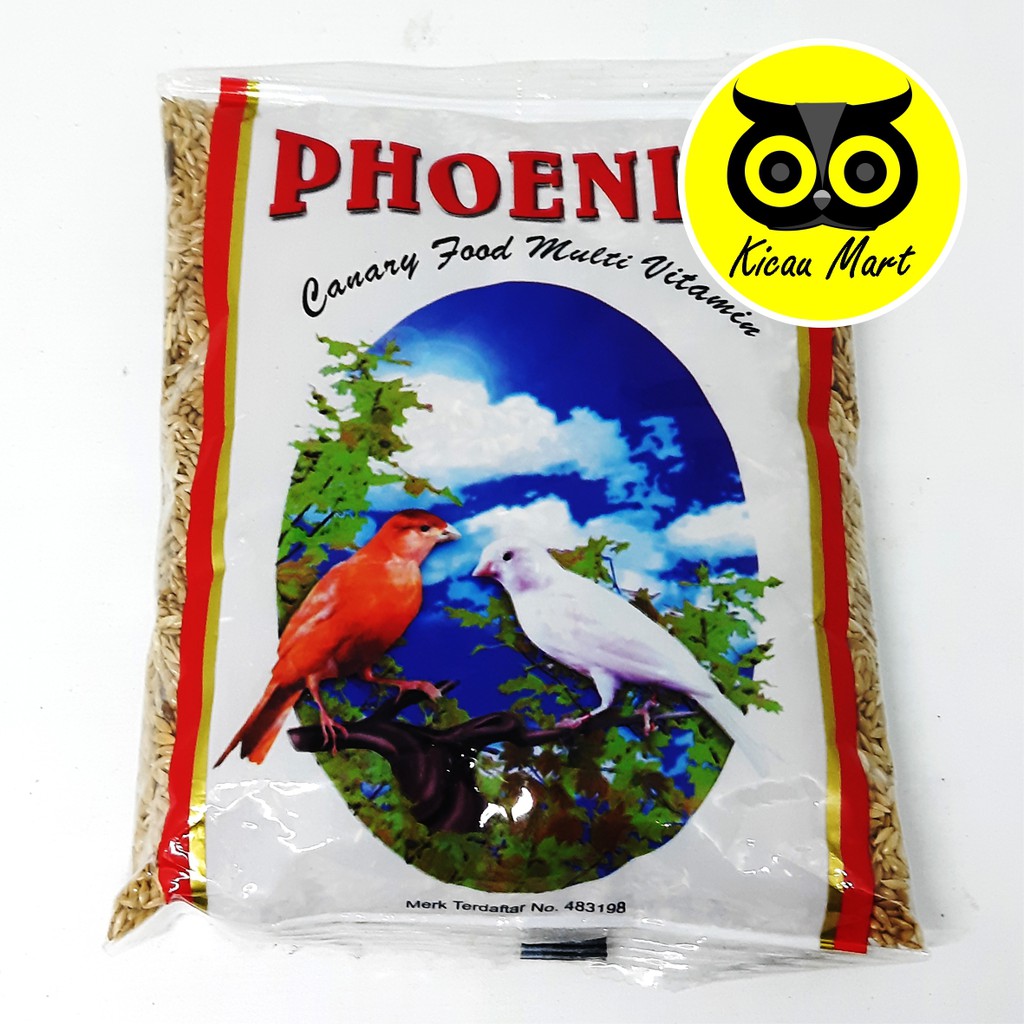 PAKAN MAKANAN HARIAN BURUNG KENARI FINCH MILET MILLET CANARY MULTIVITAMIN PHOENIX PLASTIK PCMVBPH