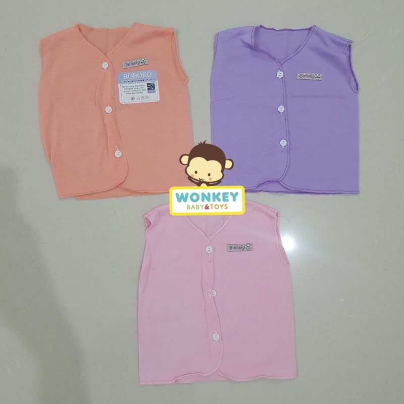 Baju Bayi Newborn Pastel Gradasi / Baju Bayi Panjang / Baju Bayi Pendek / Baju Bayi Kutung / Buntung 0-3 Bulan Boboko / Andreatex-Kutng PSTL GIRL 1pcs