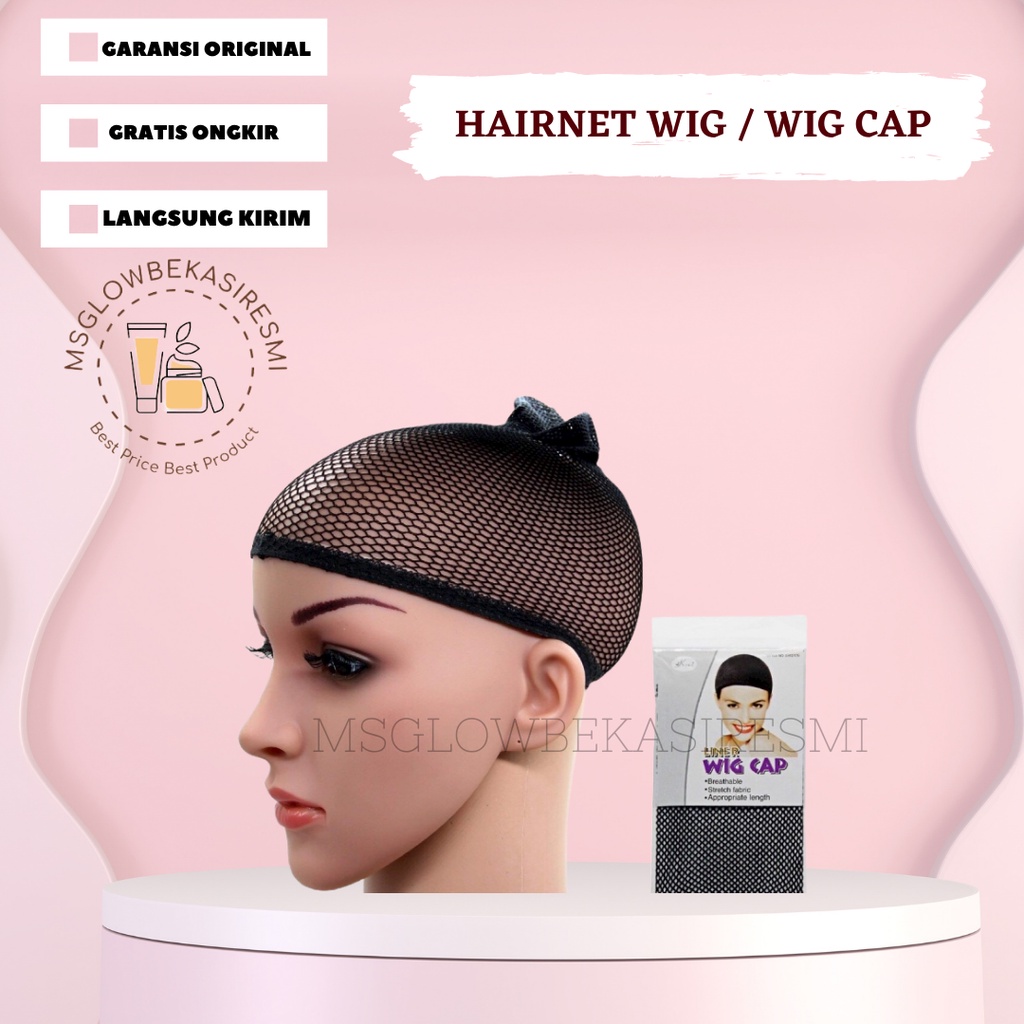 MGBR -  Hair Net Jaring tebal Kepala Penutup Rambut Asli Wig Cap Murah Hairnet - wig cap murah - rambut palsu - penutup rambut  - penutup rambut - aksesoris rambut - hairnet wig - jaring - aksesoris