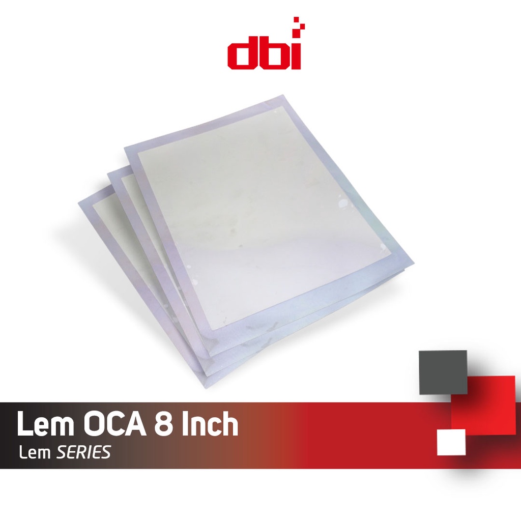 Lem OCA kering Universal 5 5,5 6 6,5 7 8 inch MITSUBISHI