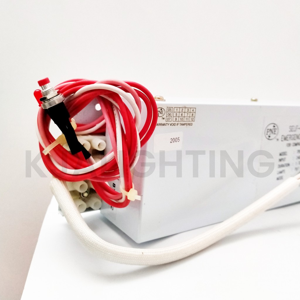 PNE EMERGENCY POWER PACK APAK BATTERY UNTUK LAMPU PLC-PLS TUSUK 7-26 watt