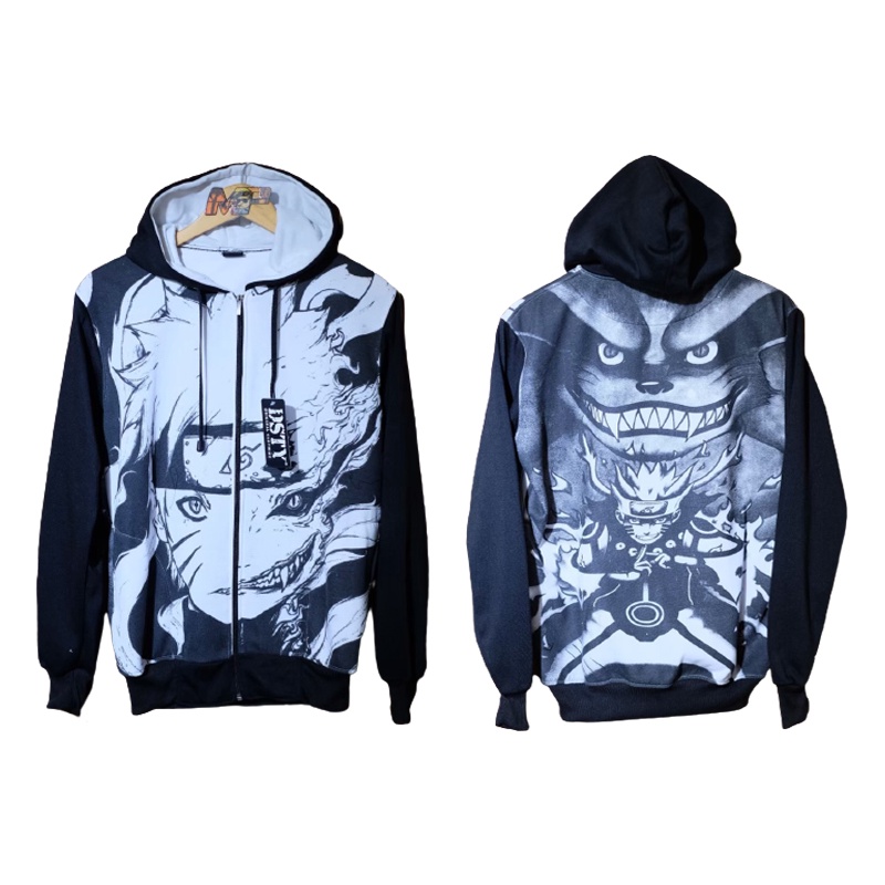 Hoodie Pria Sweater Anime Naruto Kakashi Itachi Anime Naruto 3D / Jaket Anime Naruto Anak dan Dewasa Unisex Pria Wanita Fullprint