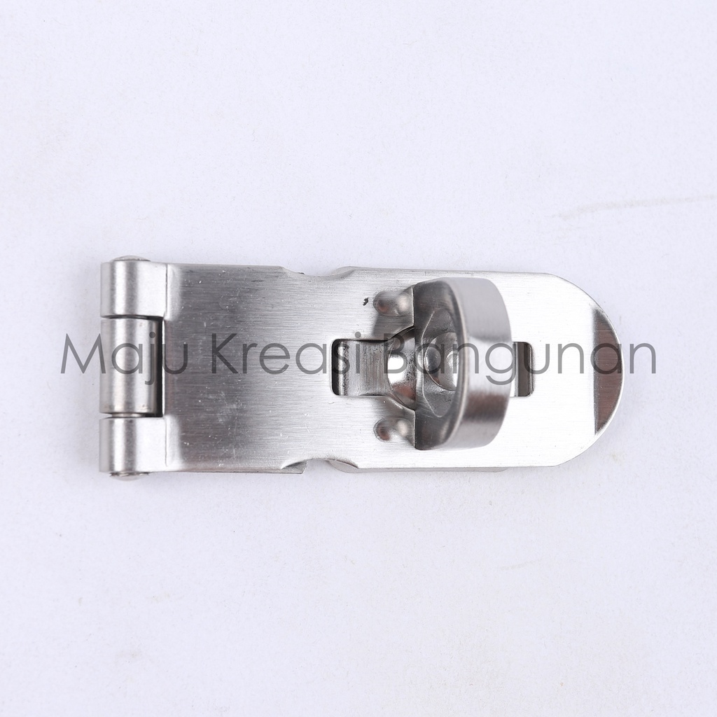 Overpal Gembok SOLIGEN Medium Stainless Steel Grendel Kunci Pintu Over Pal Hasp Lock M