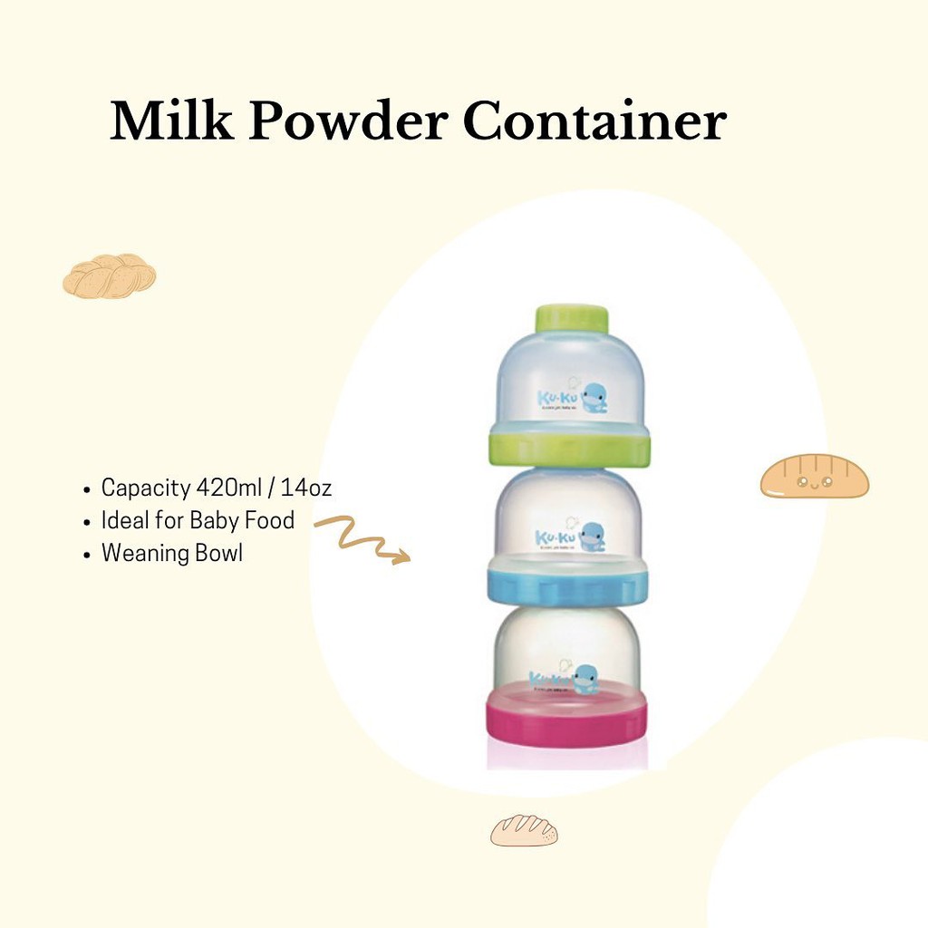 KU.KU Duckbill Milk Powder Container 63g/Layer KU5465A